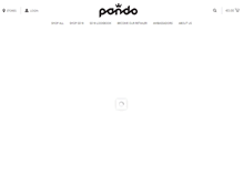 Tablet Screenshot of pandowear.com